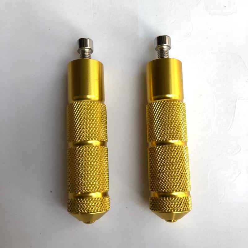 Electric vehicle pedal – Diàndòngchē Foot Pegs Aluminum - gold-front-pair