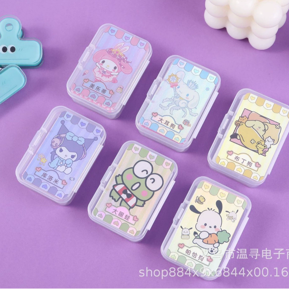 Sanrio, маленькие travel карточки для пальцев