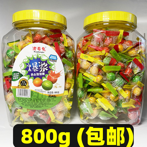 20g Little Head Exploding Sauce Sandwich Popcorn Candy Fruit Flavor Nostalgic Snack for 8090s 500g 800g