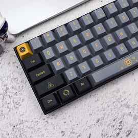 1套 图片色 PBT 143键机械主题键帽适用于gk61/64/NJ68/75/84/87/