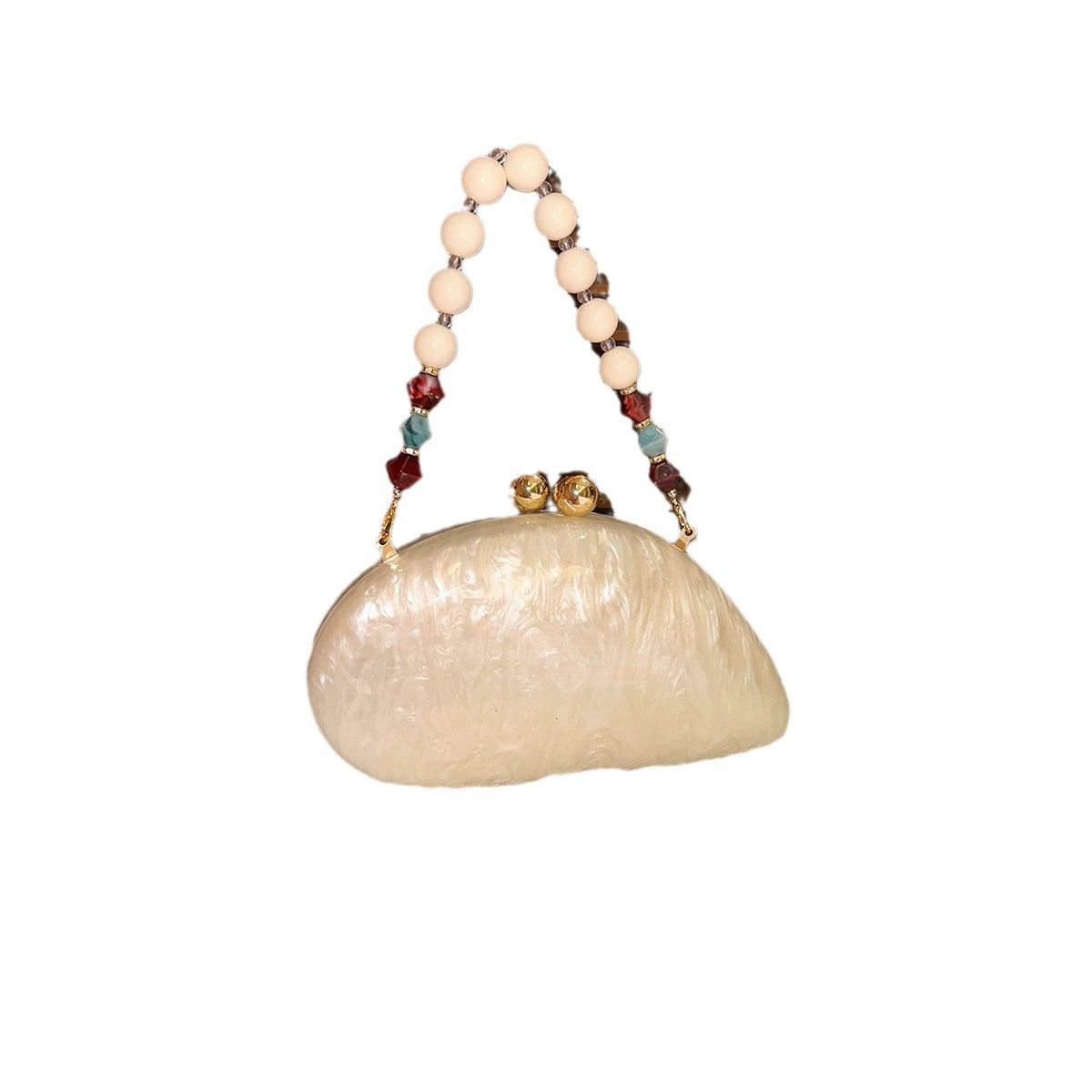 Acrylic bag strap, small clutch bag, chain, for import, food bag, chain bag