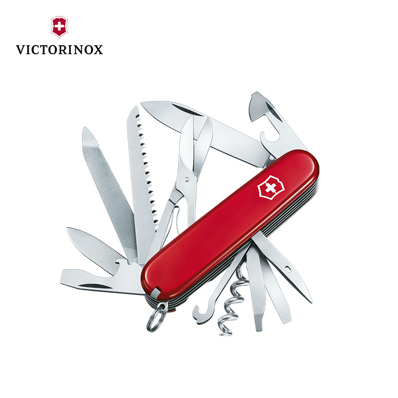 维氏瑞士军刀1.3763游骑兵91mm军士刀户外刀具多功能刀随身折叠刀