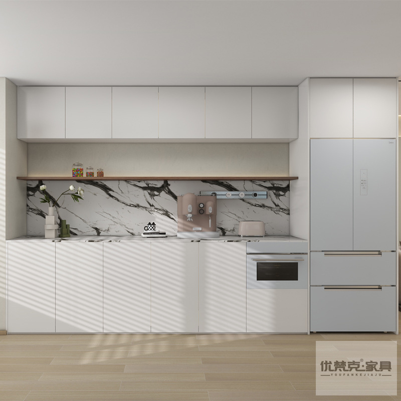 Light French-Style Cloakroom Design Door Decorative Cabinet Furniture Custom-Made Whole-House Wardrobe Factory Integrated Cabinet Door Storage