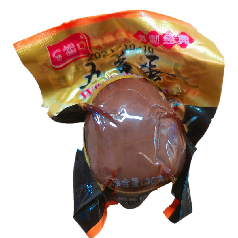 Яйца по-деревенски с пятью специями, 35 г, без скорлупы, тушеные, жареные с солью, с маринованным перцем, снек для супермаркетов, закуска для утоления голода, со вкусом тушеных овощей.