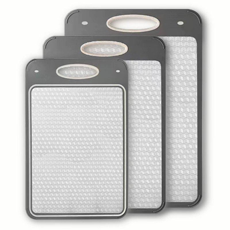 Double-sided cutting board stainless steel, Amazon, 3D