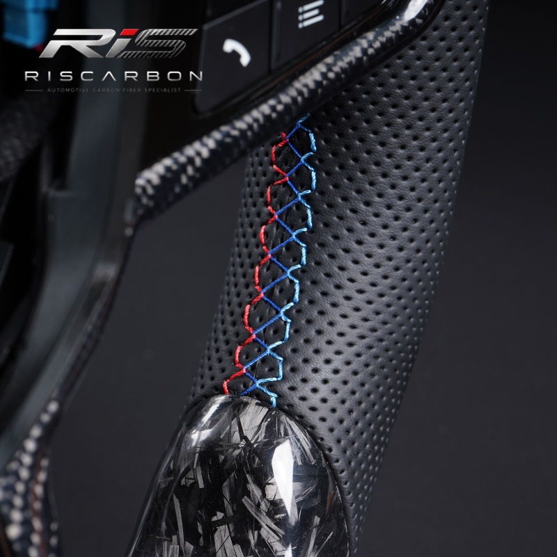 Suitable for Bmw Cs Forged Carbon Fiber Steering Wheel with m Sports Steering Wheel G20G30G05G01G22G11G02G06