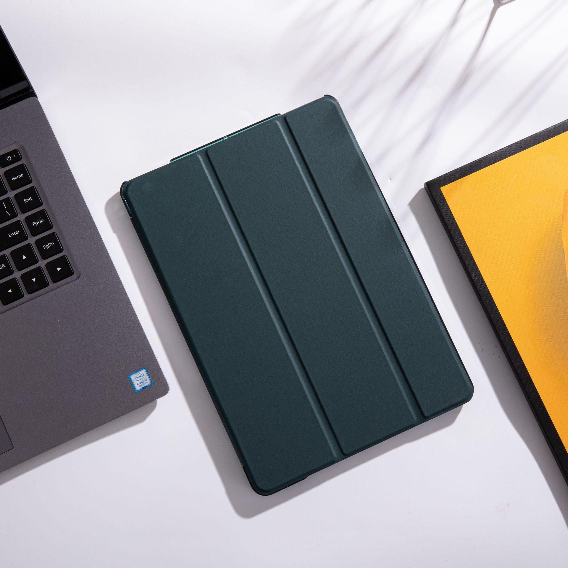 Caso protector aplicable ipad10.2 mini456 generación caso duro Pro12.9 pulgadas PC caso de cuero inteligente dormir tres veces