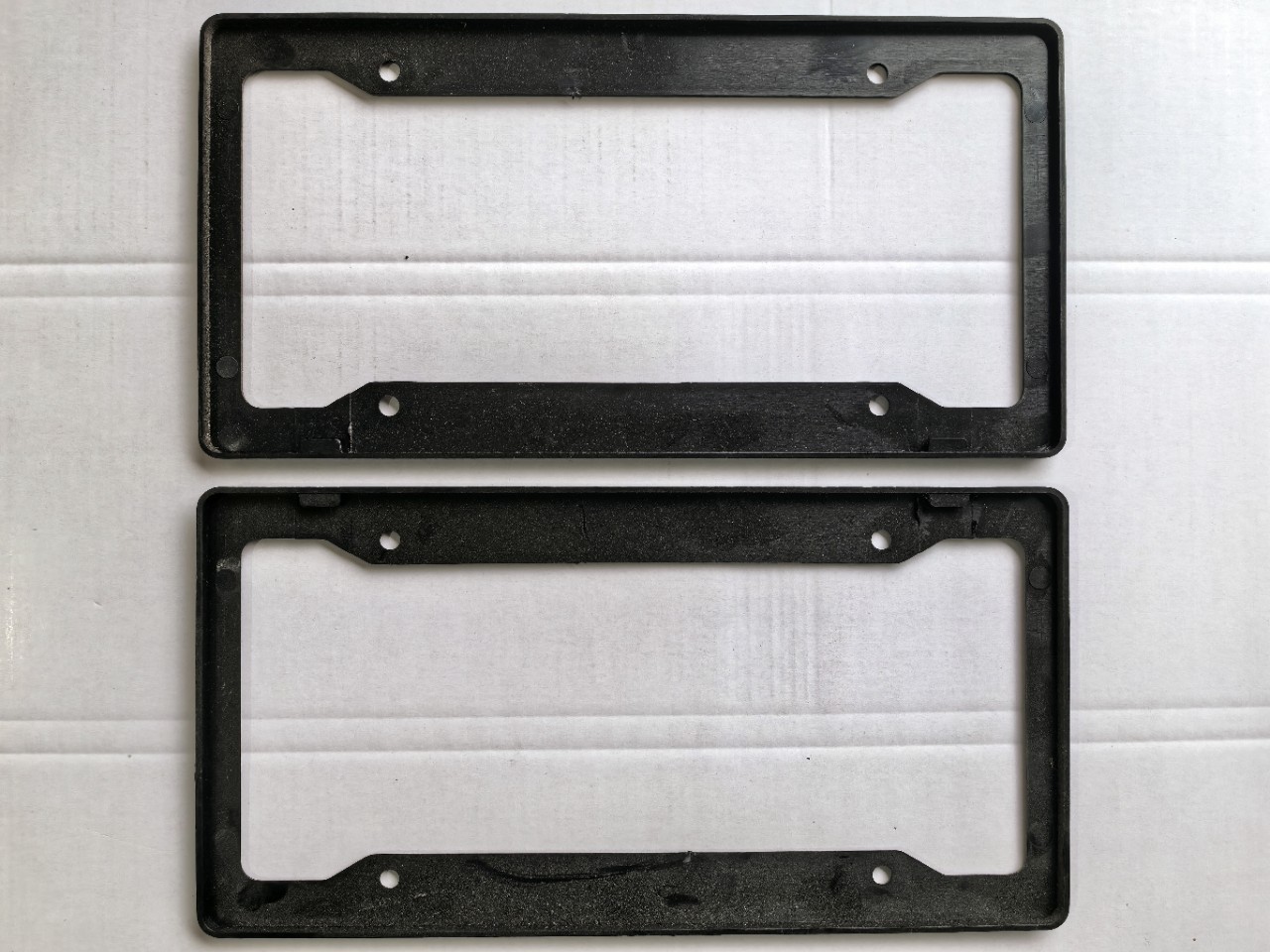 Cross-Border Factory Direct Sales Amazon Us Standard License Plate Frame Plastic Abs Carbon Fiber Pattern License Plate Holder License Plate Frame Cross-Border