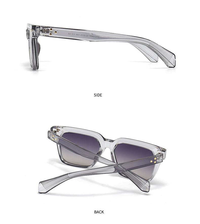 Nouvelles lunettes de soleil carrées papillon pour hommes, défilé de mode européen et américain, lunettes de soleil à la mode, lunettes de soleil transfrontalières 3407_voghion.com