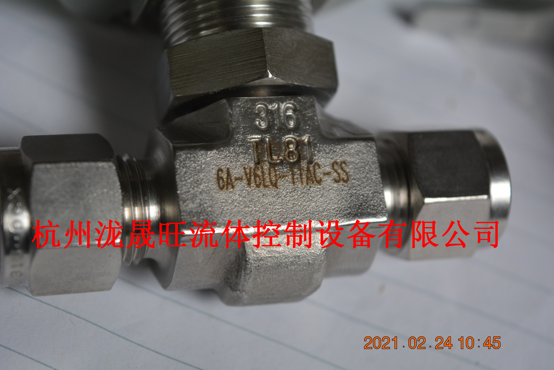 Parker(派克)不锈钢针阀6A-V6LQ-11AC-SS特价供应