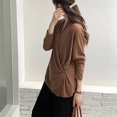 设计感开衫女2025秋冬新款100%超细羊毛针织衫女中长款毛衣羊毛衫