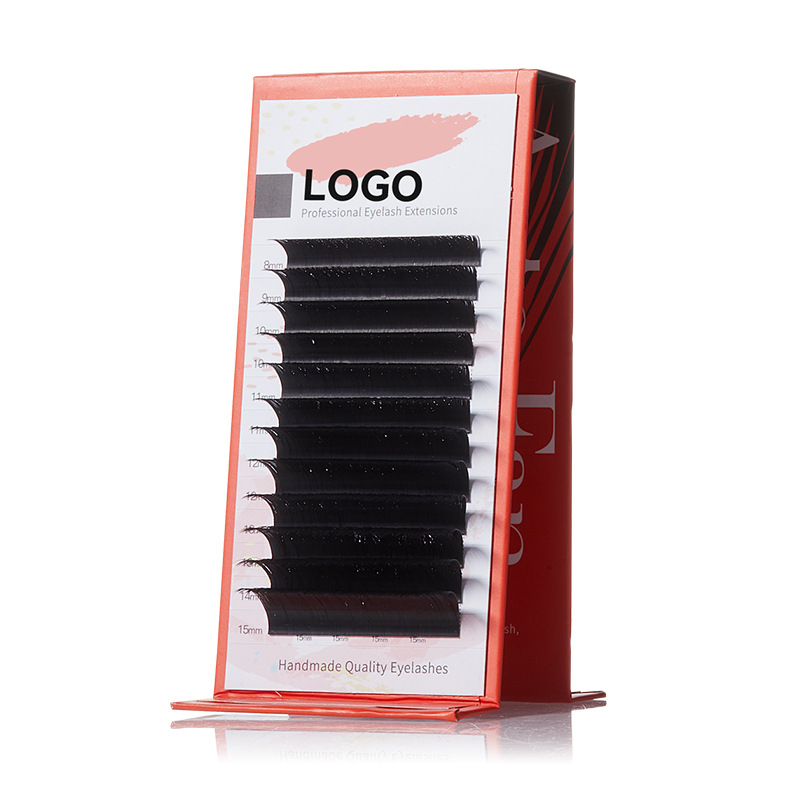 Fábrica de belleza, pestañas densas, pestañas falsas al por mayor, pestañas falsas, flores de cola, no dispersas en forma de V, pestañas de injerto de pelo redondo.