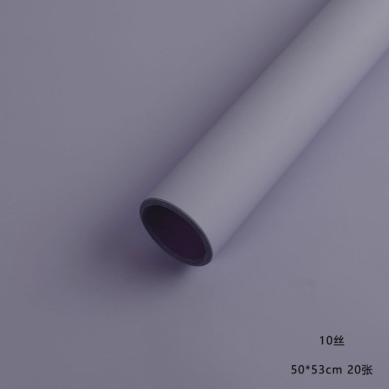 Red popular 10 seda coreana papel de estilo amor mate niebla papel esmaltado espesado impermeable duro florista de papel de envoltura