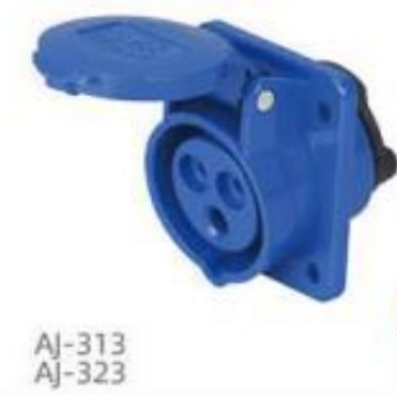 工业斜座 AJ-313防水插座防漏电防水防漏电