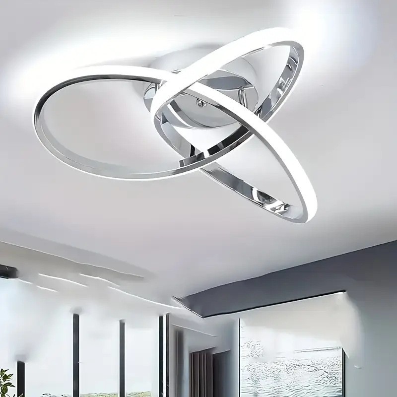 Transfronterizo Amazonas sala de estar lámpara de techo dormitorio lámpara de pasillo LED luz de atmósfera moderna simple lámpara Zhongshan al por mayor image 4