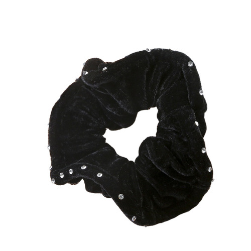 Wholesale Korean-style trendy diamond hair accessories, water diamond ponytail hair ornaments, pearl hair clips with diamonds, hair ties with diamonds