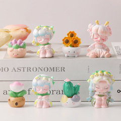 かわいい癒しの小さな装飾品、見栄えの良いトレンディな樹脂ブラインドボックス装飾、車の装飾品、学生ガールハートギフト