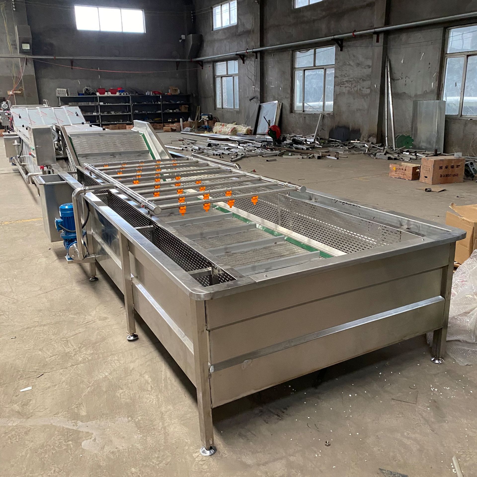 酱菜清洗加工设备商用 榨菜脱盐清洗机器 咸菜去盐清洗流水线