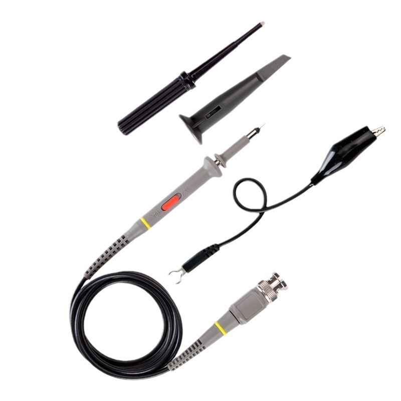 示波器探头通用100M示波器测试线探极探棒带衰减10:1探针表笔