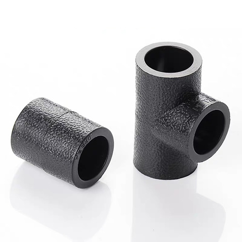 PE pipe fittings, water supply pipes, hot melt joints, black, brand new material, PE direct elbows, tees, full specifications, wholesale
