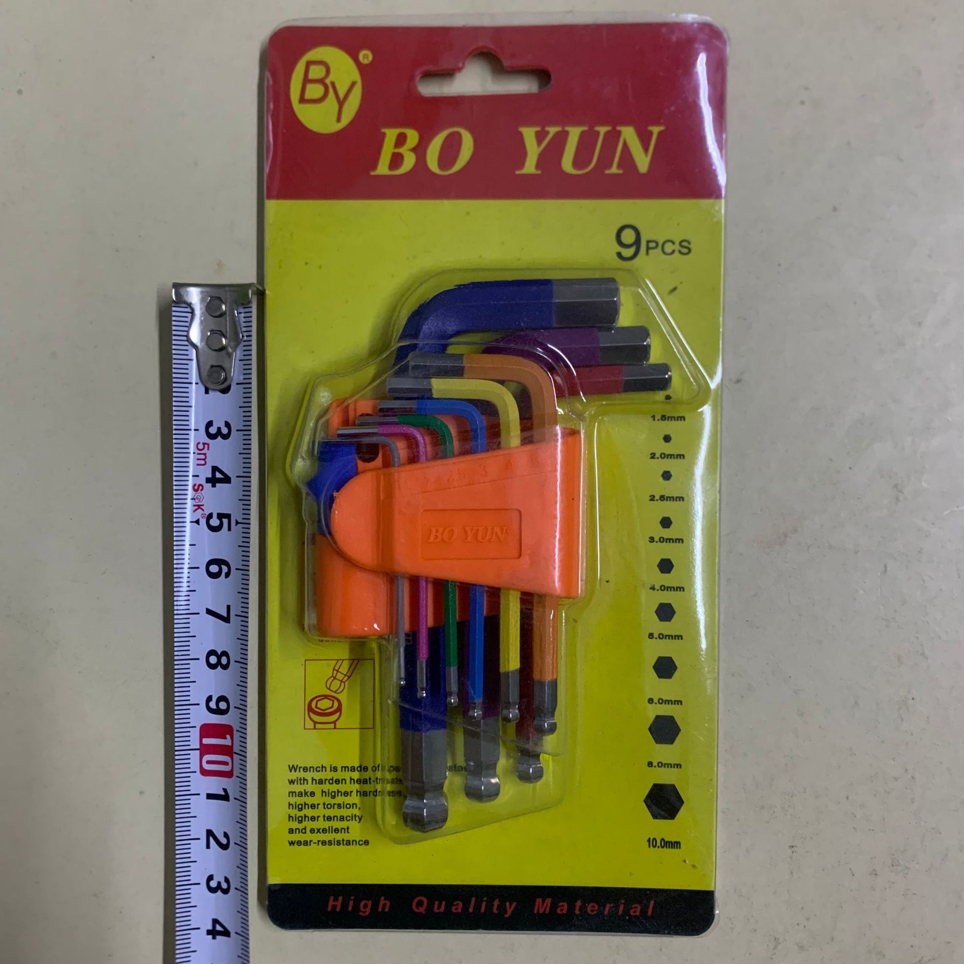 Llave de zócalo hexagonal chapada en color traje de flor de ciruelo hexagonal de zócalo hexagonal de alta gama en stock