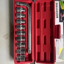 家用随车换胎工具套装汽修轮胎拆卸10件套筒扳手组合套装