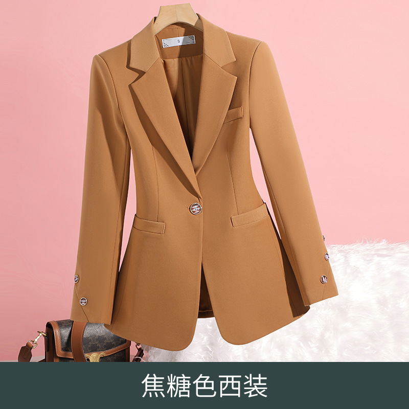 小西装外套女2025春秋新款职业气质高级感上衣小个子短款女士西服|undefined