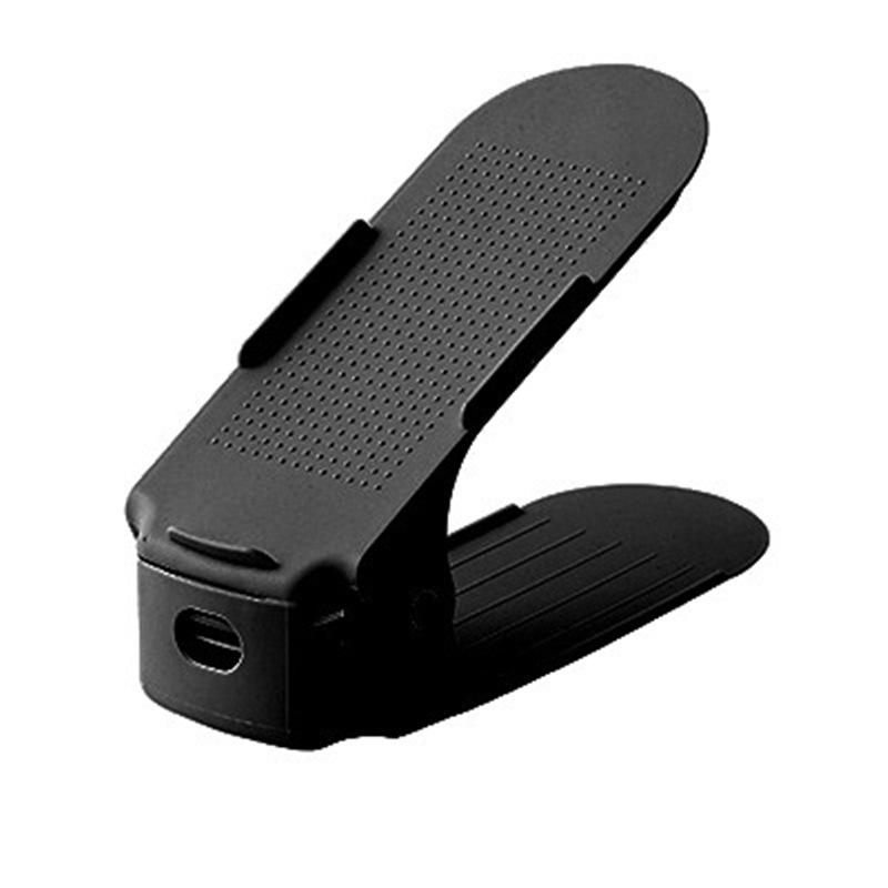 simple y grueso para artículos para el hogar soporte de zapatos integrado para almacenar soporte de zapatos simple de plástico de doble capa ajustable soporte de zapatos