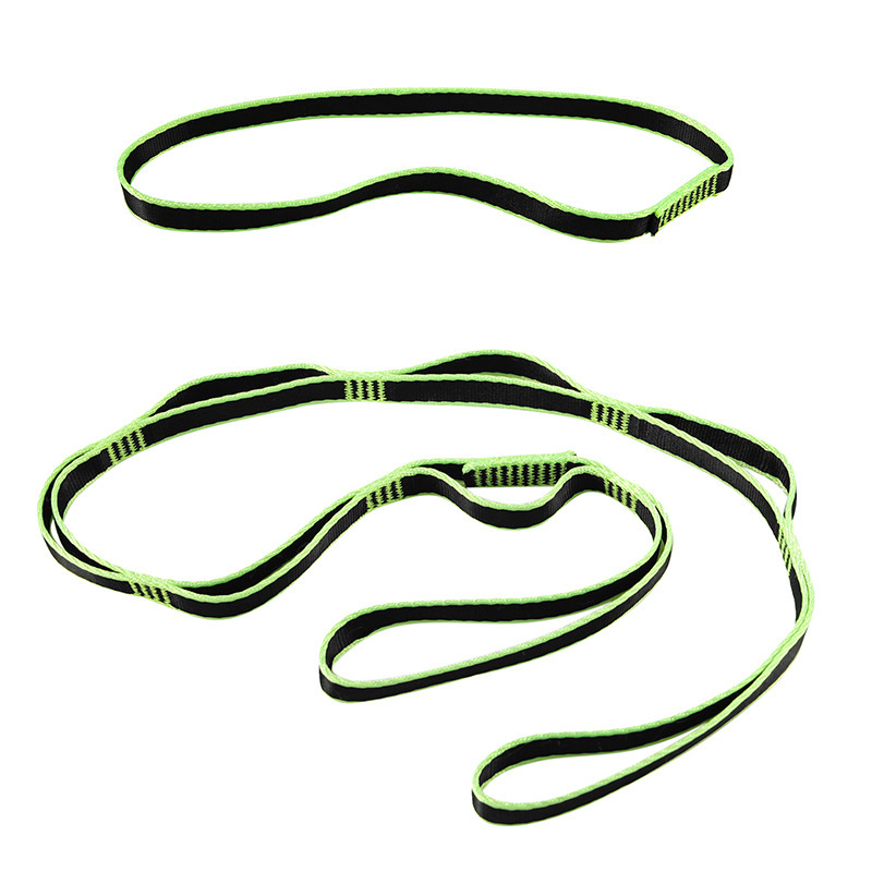 Outdoor chrysanthemum rope 1.1m6 ring adjustable position hanging connecting Belt aerial yoga hammock chrysanthemum flat belt