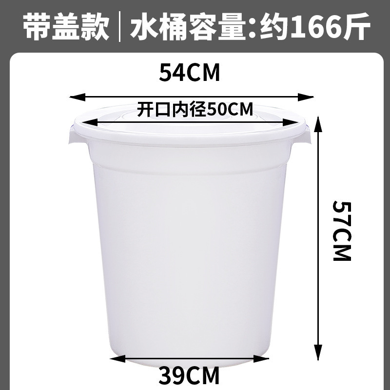 带盖水桶塑料桶加厚耐用大家用储水盖大号特大容量经济型圆形大桶|undefined