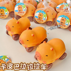 現物卸売りのカピバララ車は変形車の慣性車を引っ張ります。