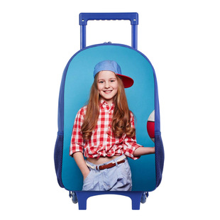 Cross-border New Schoolbag Junior High School Student Backpack Boys Third to Sixth Grade Children Printed Schoolbag Trolley Backpack