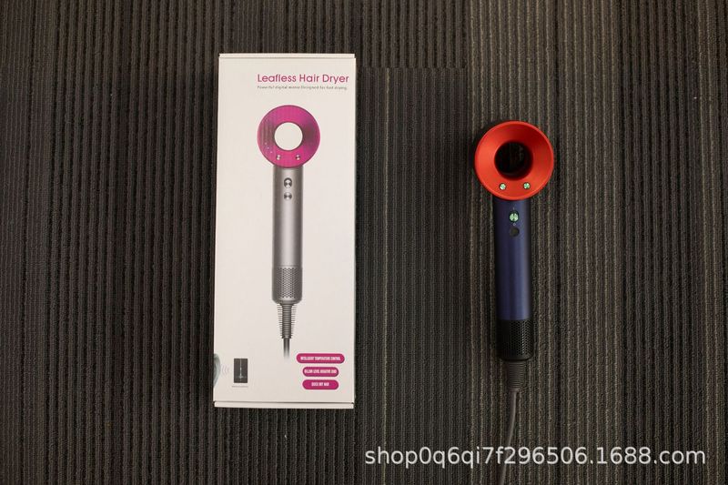 Huaqiangbei ヘアドライヤー レザーボックスセット 高速ヘアドライヤー ハイエンド ギフトボックス 恒温ヘアケア ヘアドライヤー 某仙と同じスタイル|undefined