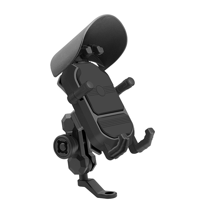 Cross-border motorcycle shockproof mobile phone bracket shock absorption anti-shake takeaway navigation bracket electric mobile phone rack wholesale