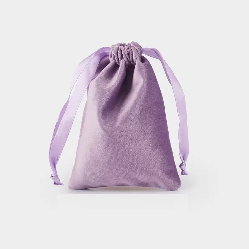 보라색; 폭 7*높이 9cm-벨벳