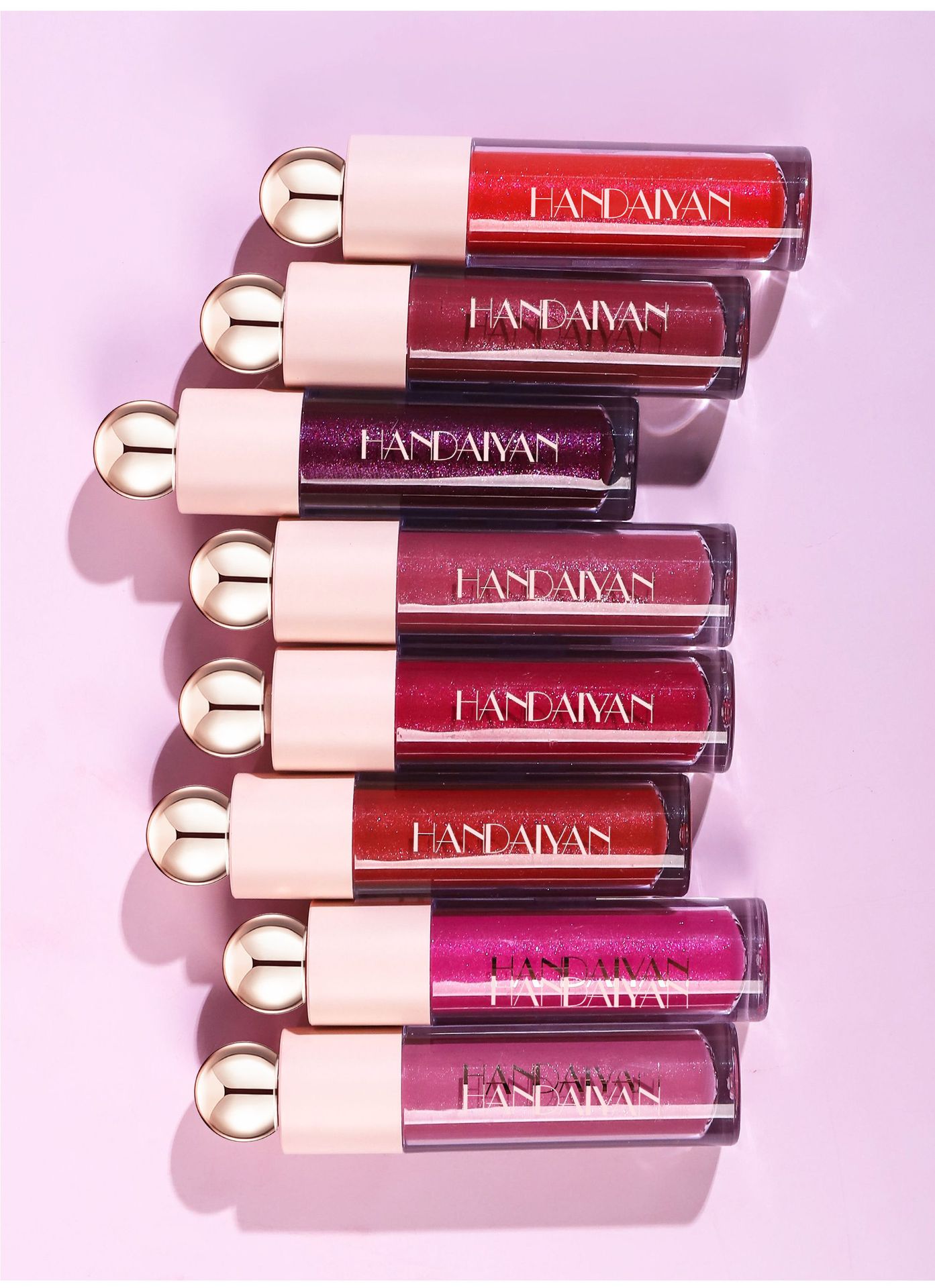 2023 Nieuwe Hot Selling Han Daiyan Shiny Lipstick 8-kleuren Hydraterende Fijne Glanzende Matte Lip Glaze Fluwelen Lipstick_voghion.com