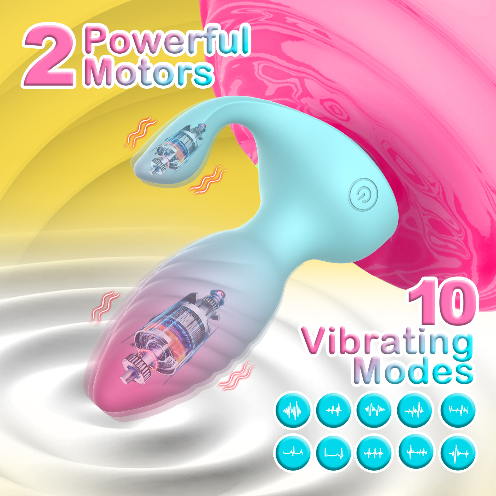Unisex Emote-contolled Diamond Plug, Gadient Colo Weaable Anal Plug Vibato, Clitoal Stimulato, Postate_voghion.com