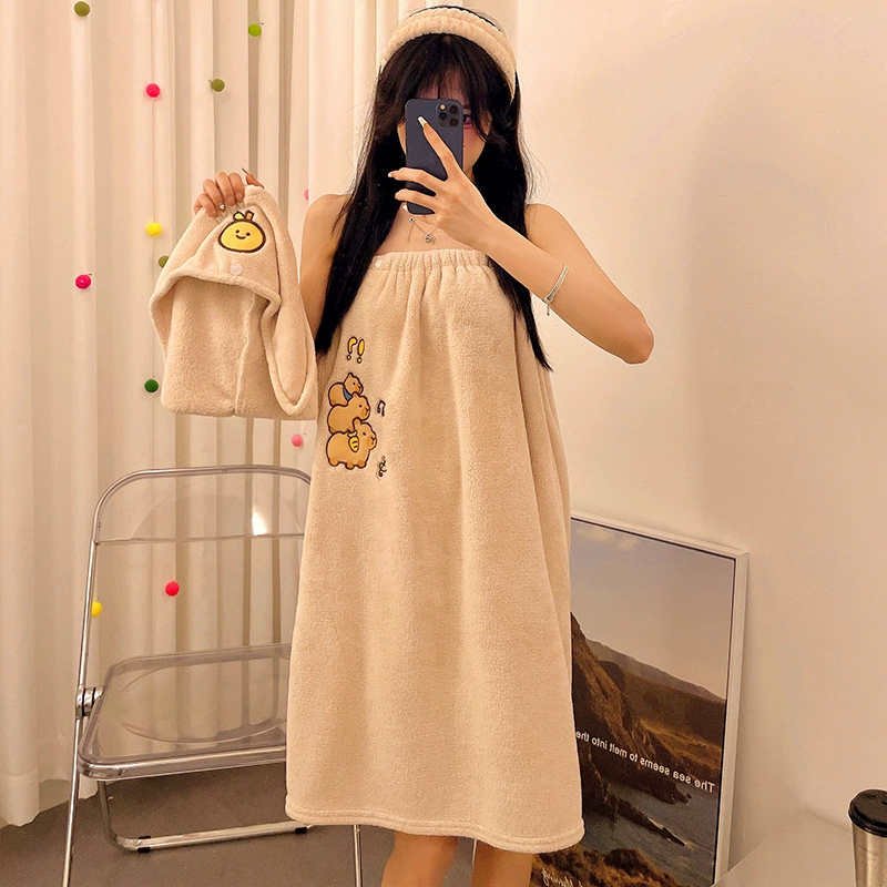 Симпатичные банные полотенца Студентка в общежитии