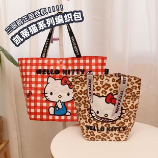 Hello kitty, genuine woman handhold hunting bag, burning one-shoulder bag
