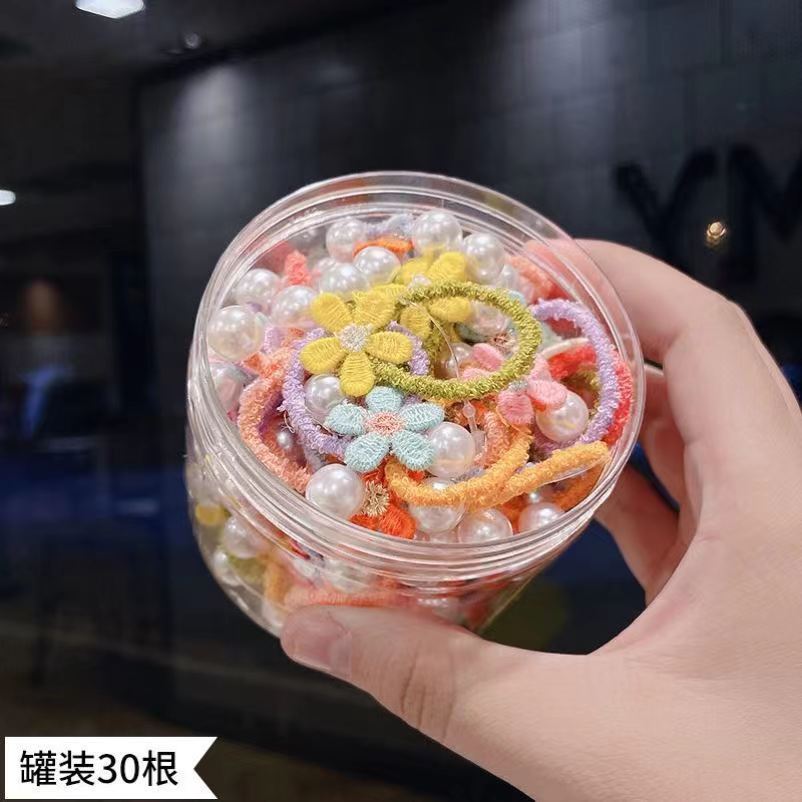 진주 꽃 머리 반지-작은 꽃-채우는 30