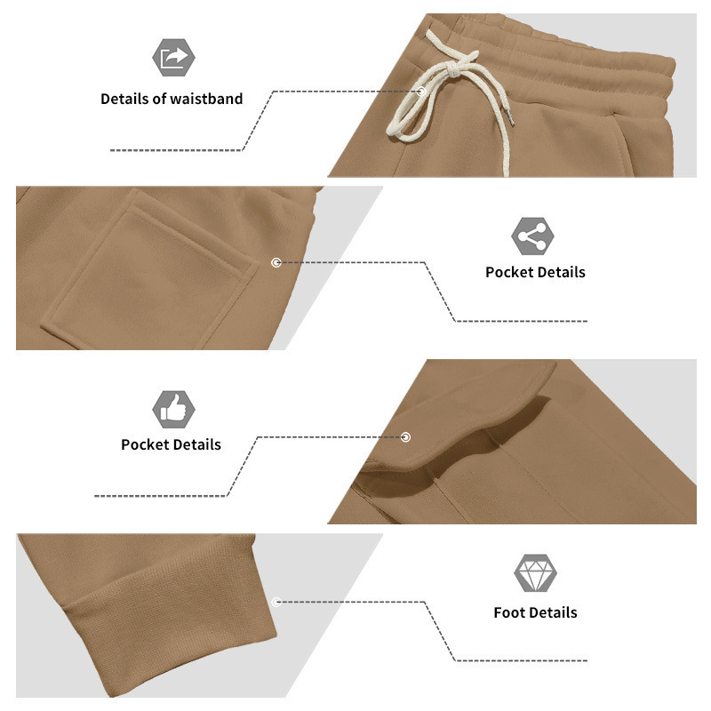 Men's Clothing Men's Heavyweight Fleece Lined Hooded Sweatshirt Set Style Simple Stylish Light Luxury Outdoor Workwear Commuter Warm_viptrois.com