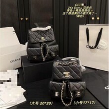 香家C双肩包23P中古菱格链条立体多口袋青蛙小背包