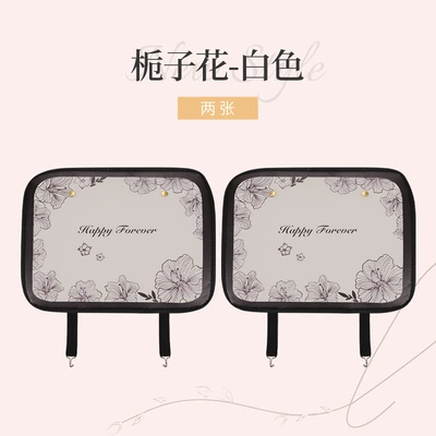 Seat Back Anti-dirty Pad – Chair back anti-kick pad - gardenia-white-anti-kick-pad-2-sheets