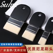尼龙毛板刷短柄多规格平头排刷水粉油画丙烯大面积铺色刷丙烯画笔