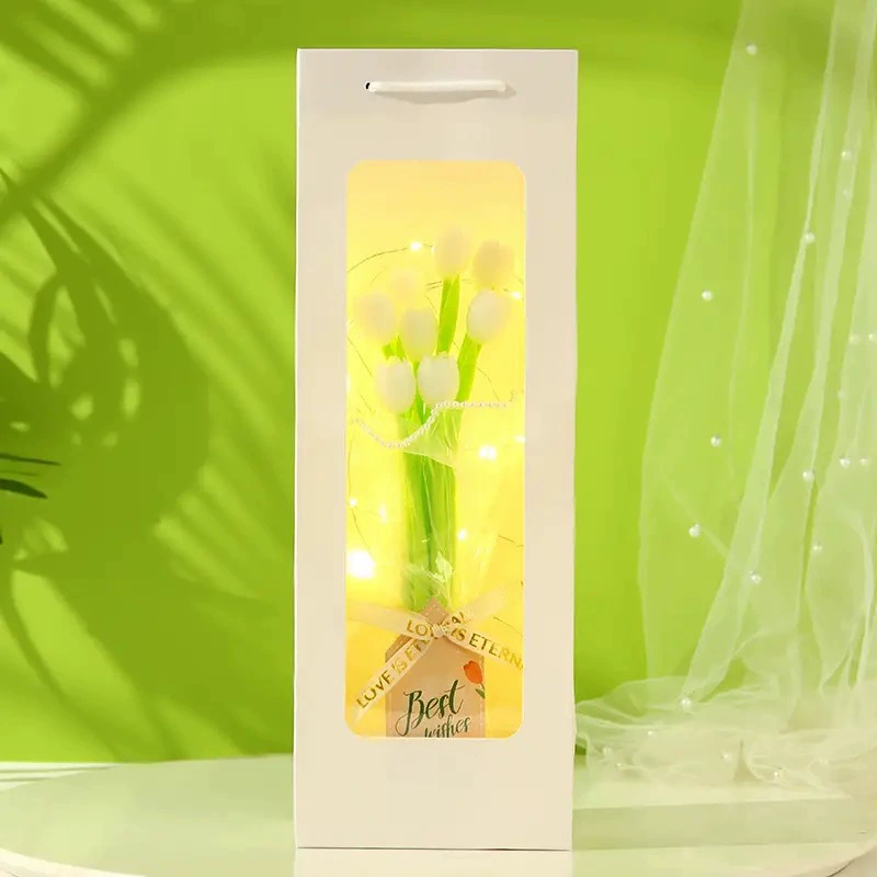 Tulip bouquet pen gift set, handmade DIY tulip pens, finished sets or refills, Teacher's Day & Women's Day