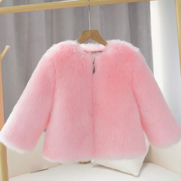 Fuchsia colored jacket, round collar