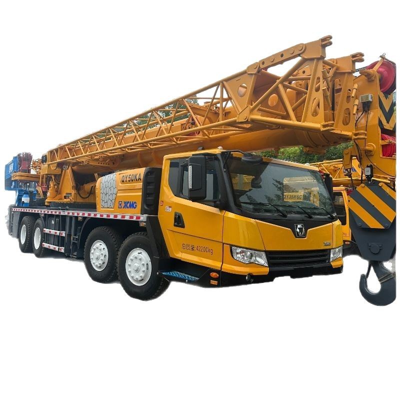 2022 nueva grúa de segunda mano XCMG 25 toneladas 50 toneladas 55 toneladas grúa grúa de automóviles XCMG QY50KA image 6