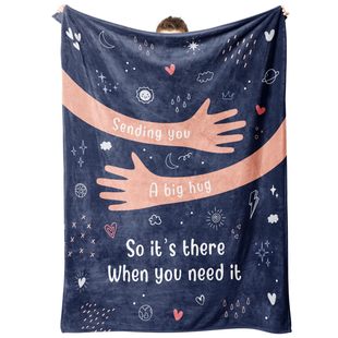Embrace Encouragement Pattern Blanket Home Soft and Comfortable Flannel Warm Blanket Blanket Encourage Blessing Gift