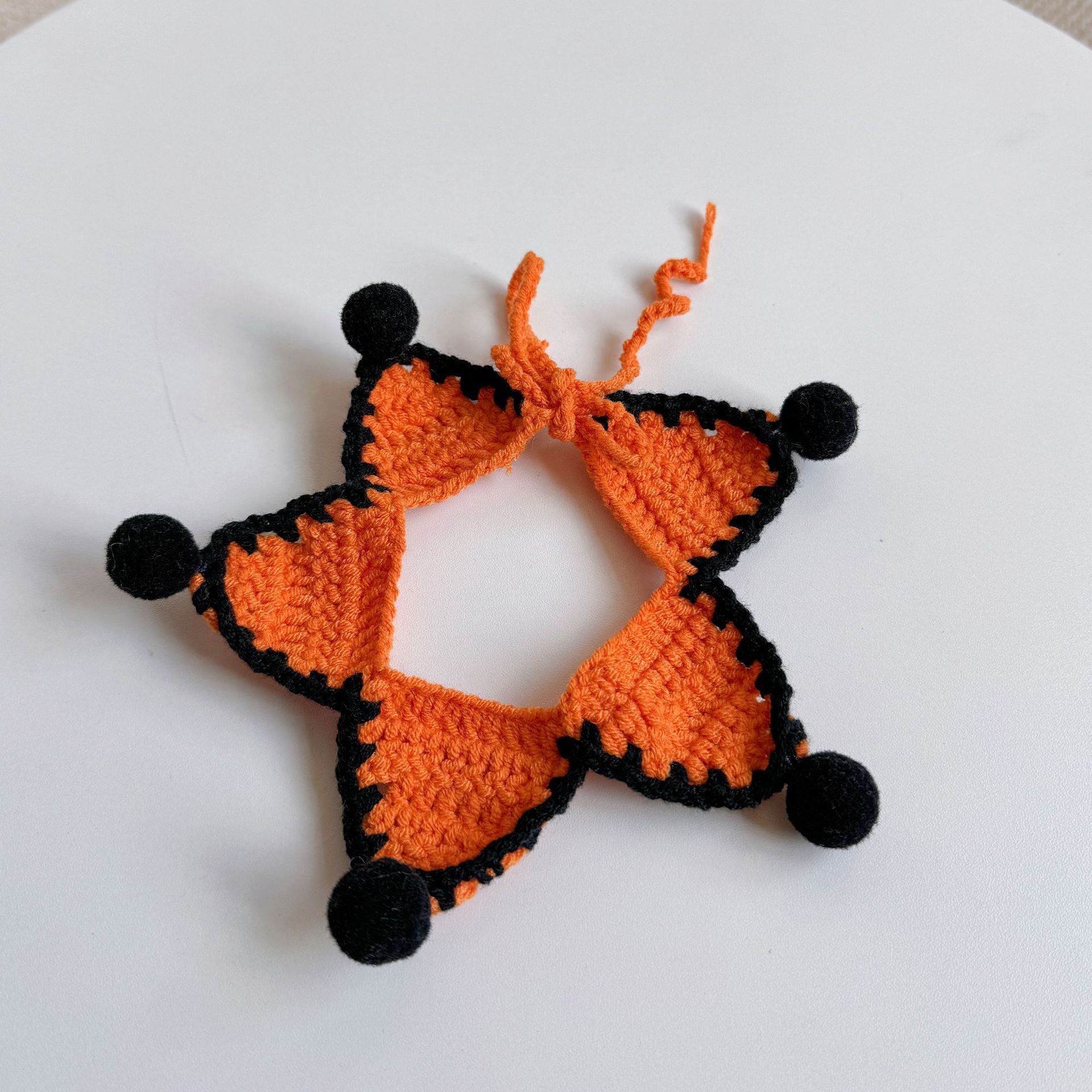 スプリングフィールドフラワーペットウールニット首輪猫唾液タオル蜂よだれかけ犬よだれかけかわいいドレスアップ