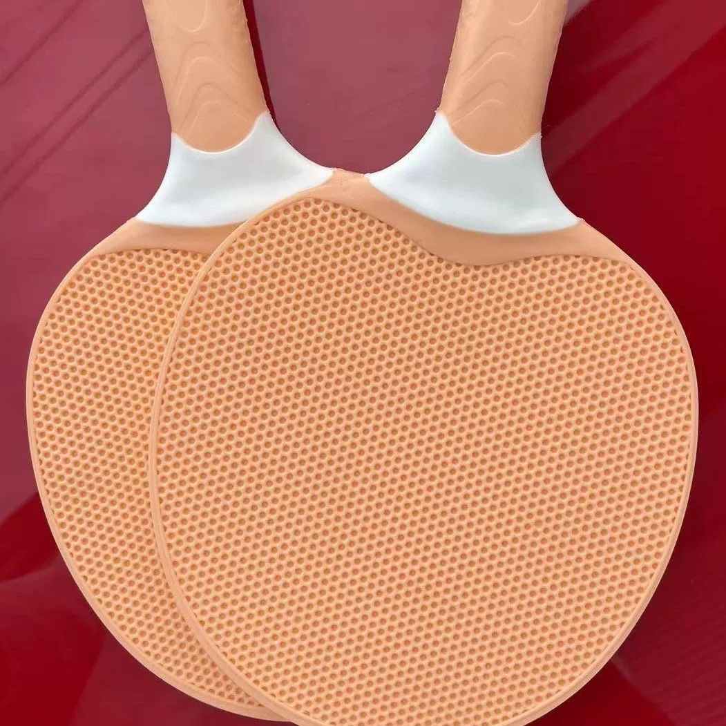 Rubber plastic wear-resistant Olympic racket for table tennis for beginners for elementary school students